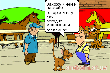 Захожу я к ней и ласково так говорю...